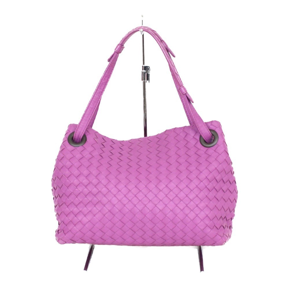 Bottega Veneta Small Garda Bag Leather Purple
